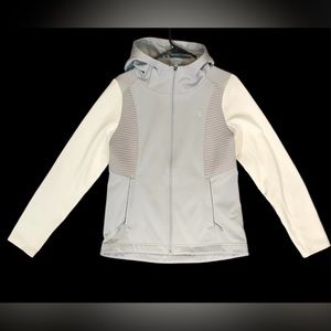 The North Face Women’s Light Gray Cream Full Zip Jacket Size Medium